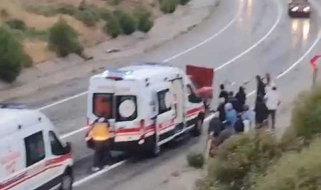 Edremit'te trafik kazası sonrası facianın eşiğinden dönüldü