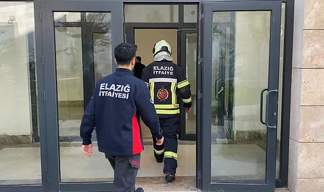 Elazığ'da düdüklü tencere yangını, ekipleri harekete geçirdi