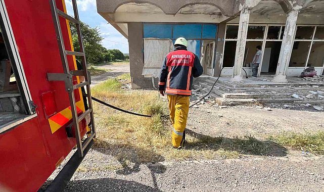 Elazığ'da korkutan yangın