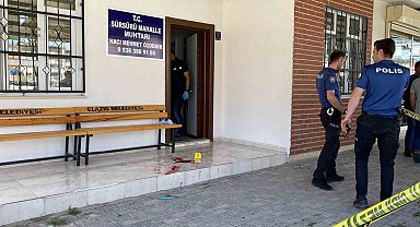 Elazığ'da mahalle muhtarı silahlı saldırıda yaralandı