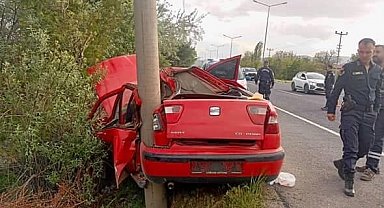 Elazığ'da trafik kazası: 2 yaralı
