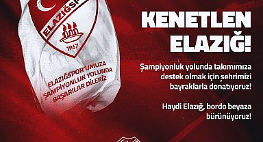 Elazığspor'dan bayrak kampanyasına davet
