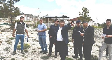 Emet'te hayvan barınağı yapım çalışmaları