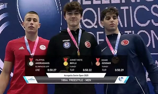 En iyi derecesini yüzdü, tarihe geçti