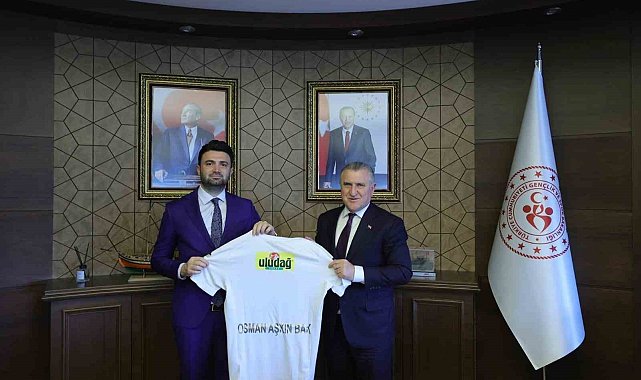 Enes Çelik'ten Gençlik ve Spor Bakanı'na teşekkür ziyareti