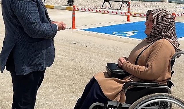Engelli vatandaşın mesajına kayıtsız kalınmadı, barajda seyir alanı oluşturuldu