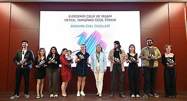 Erdemir Çelik ve Yaşam Heykel Yarışması'nda ödüller sahiplerini buldu