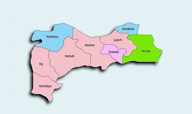Erzincan'da 2 vali yardımcısı, 4 kaymakam değişti
