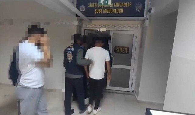 Erzincan'da siber suç operasyonunda 9 şüpheli yakalandı