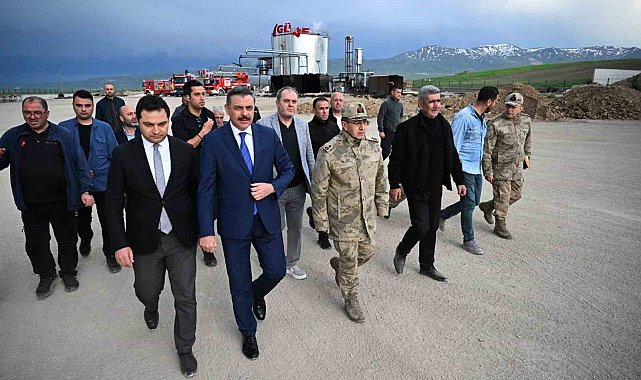 Erzurum Valisi Çiftçi, olay yerinde incelemelerde bulundu