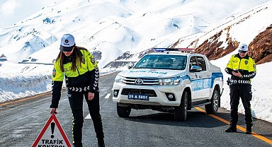 Erzurum'da kent merkezinde bir ayda 109 kaza