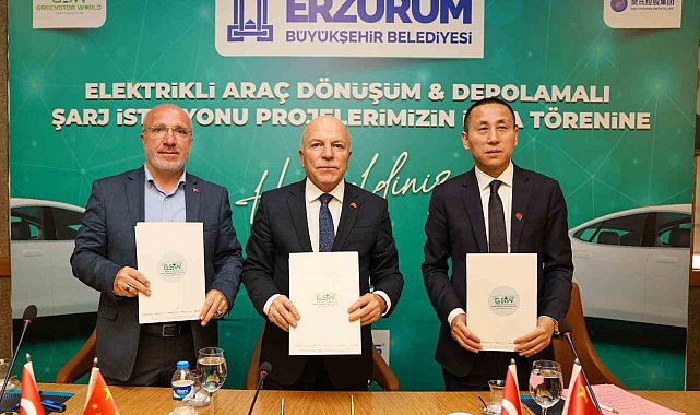 Erzurum'dan Türkiye'ye yeşil dönüşüm hamlesi: Fanşi Holding ve Greenstor World'den stratejik imza