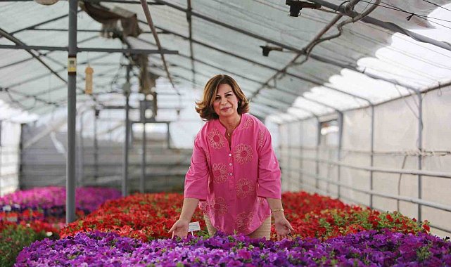Eskişehir'i süsleyecek 1 milyon çiçeğin üretimi Büyükşehir'den