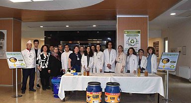 ESOGÜ Hastanesi'nde geri dönüşüm bitkisel atık ile ilgili etkinlik düzenlendi