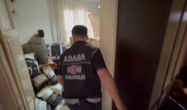 Evi kaçak sigara üretim merkezine çeviren şüpheli tutuklandı