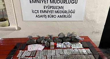 Eyüpsultan'da uyuşturucu operasyonu: 9 gözaltı