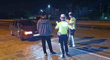 Farının biri yanmayan sürücüye ceza