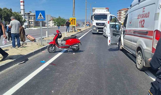 Feci kazada ağır yaralanan motosiklet sürücüsü öldü