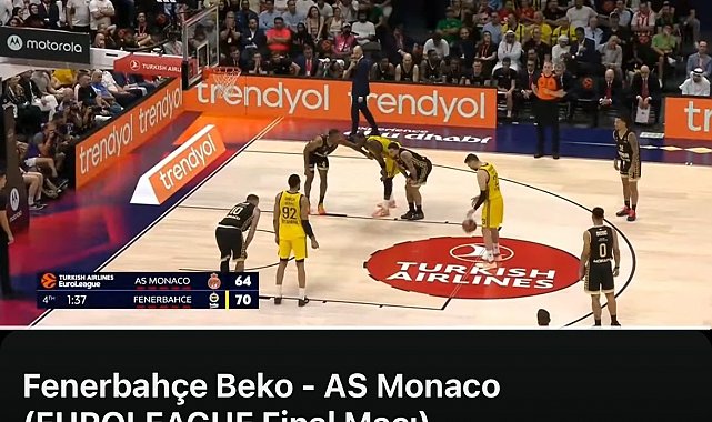 Fenerbahçe Avrupa şampiyonu oldu, yayın rekoru Kocaeli'den geldi