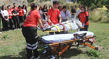 Fethiye'de gerçeğini aratmayan 'Acil Durum' tatbikatı