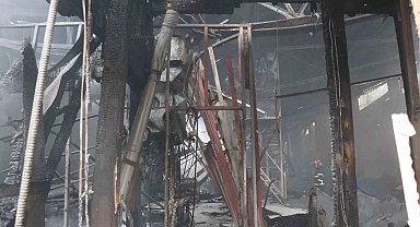 Fındık fabrikasındaki yangın kontrol altına alındı, soğutma çalışması sürüyor