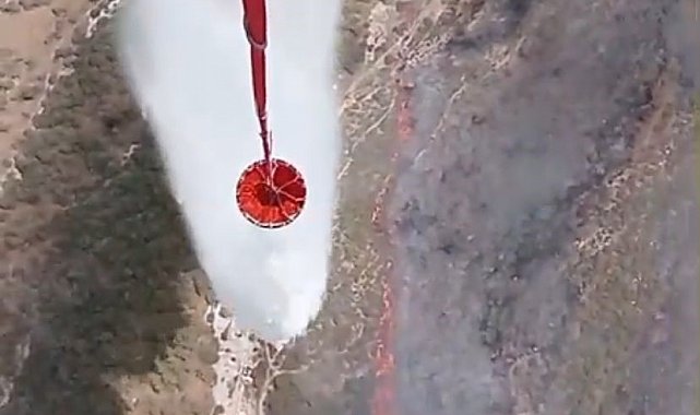 Foça'daki ziraat arazisinde yangın çıktı