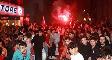 Galatasaray taraftarları, Ordu'da sokaklara döküldü