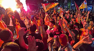 Galatasaray'ın şampiyonluğu Uşak'ta coşkuyla kutlandı