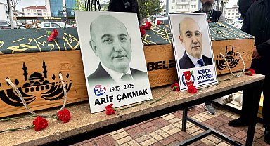 Gazeteci Arif Çakmak son yolculuğuna uğurlandı