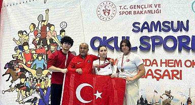 Gazi Anadolu Lisesi öğrencileri Türkiye şampiyonasında kürsüye çıktı