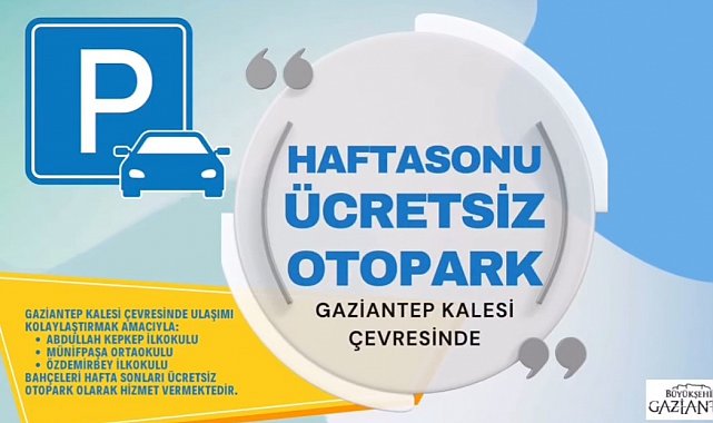 Gaziantep Büyükşehir'den tarihi bölgede otopark sorununa pratik çözüm