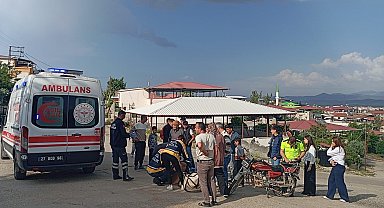 Gaziantep'te motoru deviren yaşlı adam yaralandı