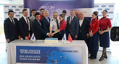 Gazipaşa-Alanya Havalimanı, FlyArsytan'ın ilk uçuşunu karşıladı