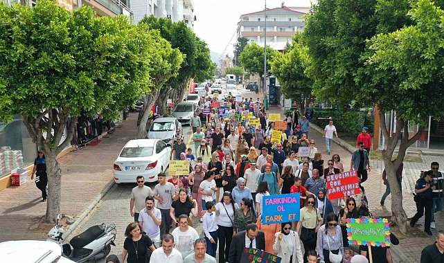 Gazipaşa'da Engelliler Haftası dolayısıyla farkındalık yürüyüşü