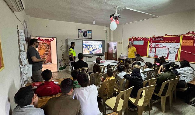 Gazipaşa'da öğrencilere trafik bilinci aşılandı