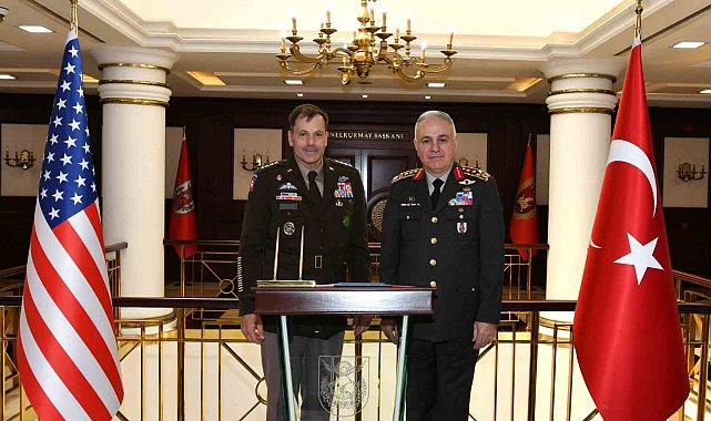 Genelkurmay Başkanı Gürak, ABD Avrupa ve Afrika Kara Ordusu Komutanı Donahue ile görüştü