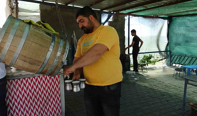 Gercüş'te bin 50 rakımda ayran keyfi