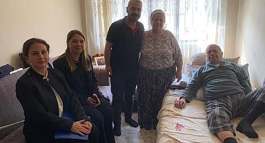 Germencik Belediyesi'nden hasta yatağı desteği