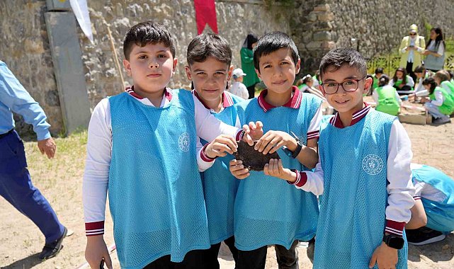 Gümüşhane'de çocuklara özel arkeolojik kazı deneyimi