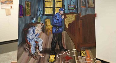 Gümüşhane'de polis memurları 'Polisin Sanat Yönü'nü gösterdi