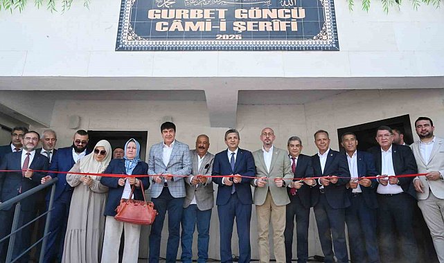 Gurbet Göncü Camii, dualarla hizmete açıldı