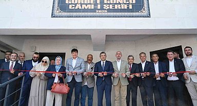 Gurbet Göncü Camii, dualarla hizmete açıldı