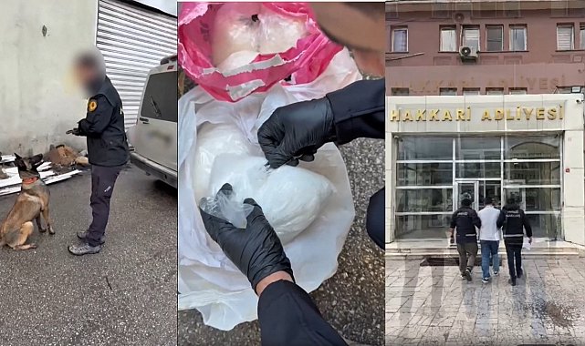 Hakkari'de 35 kilo uyuşturucu ele geçirildi