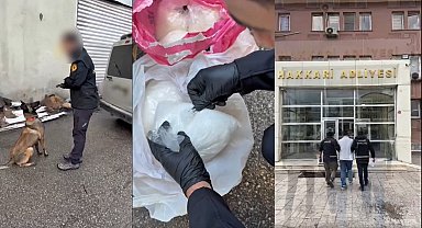 Hakkari'de 35 kilo uyuşturucu ele geçirildi