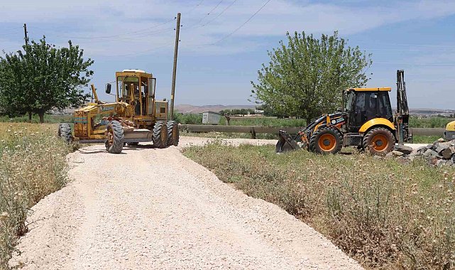Haliliye kırsalında üstyapı çalışmaları sürüyor