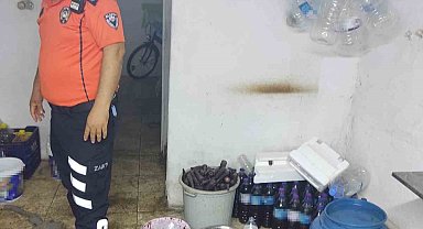 Halk sağlığını tehdit eden ruhsatsız şalgam imalathanesi mühürlendi