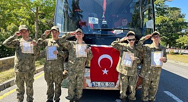 Hasdal Kışlası'nda temsili askerlik töreni