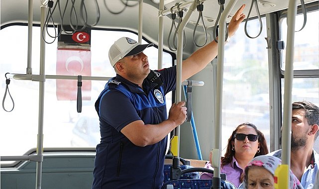 Hatay'da toplu taşıma araçlarında klima denetimi