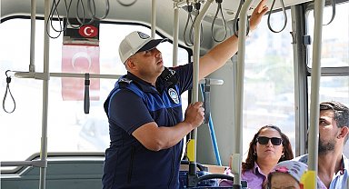 Hatay'da toplu taşıma araçlarında klima denetimi