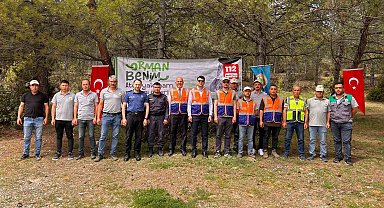 Hisarcık'ta orman yangınlarına karşı "Orman Benim" kampanyası